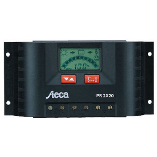 Steca PR 2020 LCD 12/24 20A Regulator - Standard