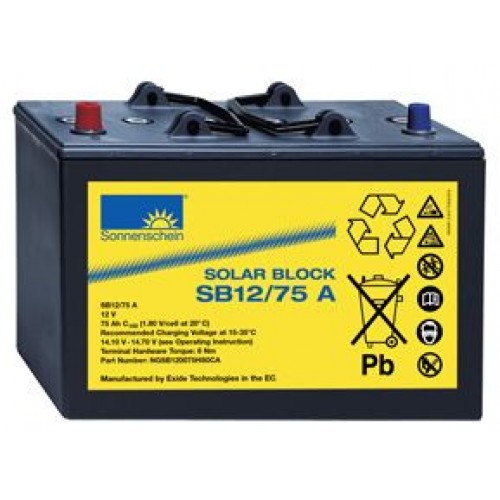 Sonnenschein SOLAR BLOCK SB12/75A 12V 75AH Gel Battery